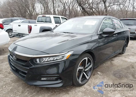 2018 Honda Accord Sport z USA, uszkodzony, nr VIN 1HGCV1F39JA020525